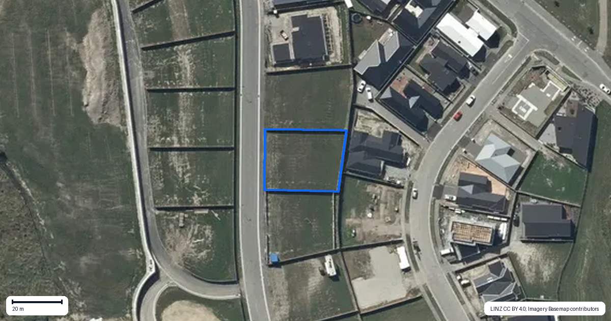 Property context map for 11 Arther Smith Drive, Cracroft, Christchurch