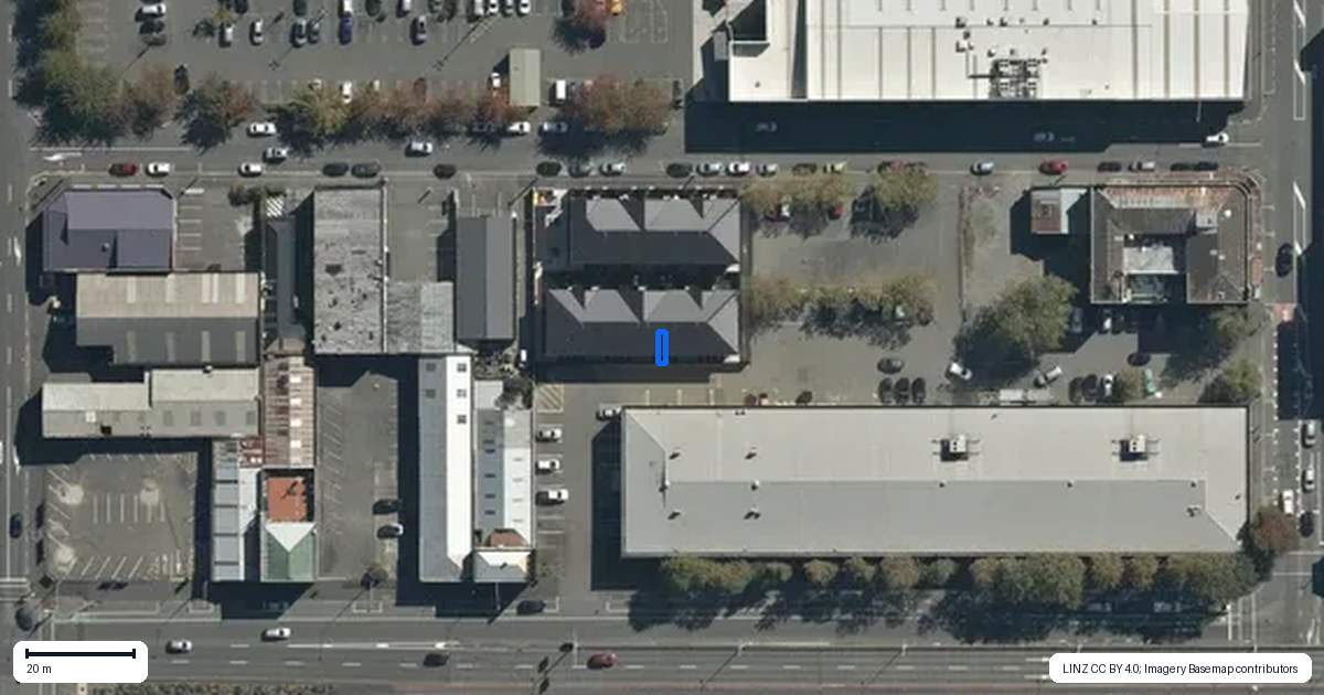 Property context map for 112/20 Bath Street, Christchurch Central, Christchurch