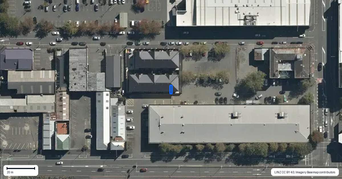 Property context map for 114/20 Bath Street, Christchurch Central, Christchurch