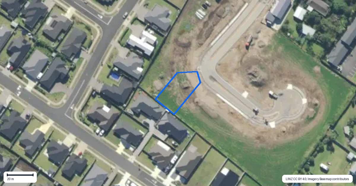 Property context map for 16 Mooring Way, One Tree Point, Whangarei