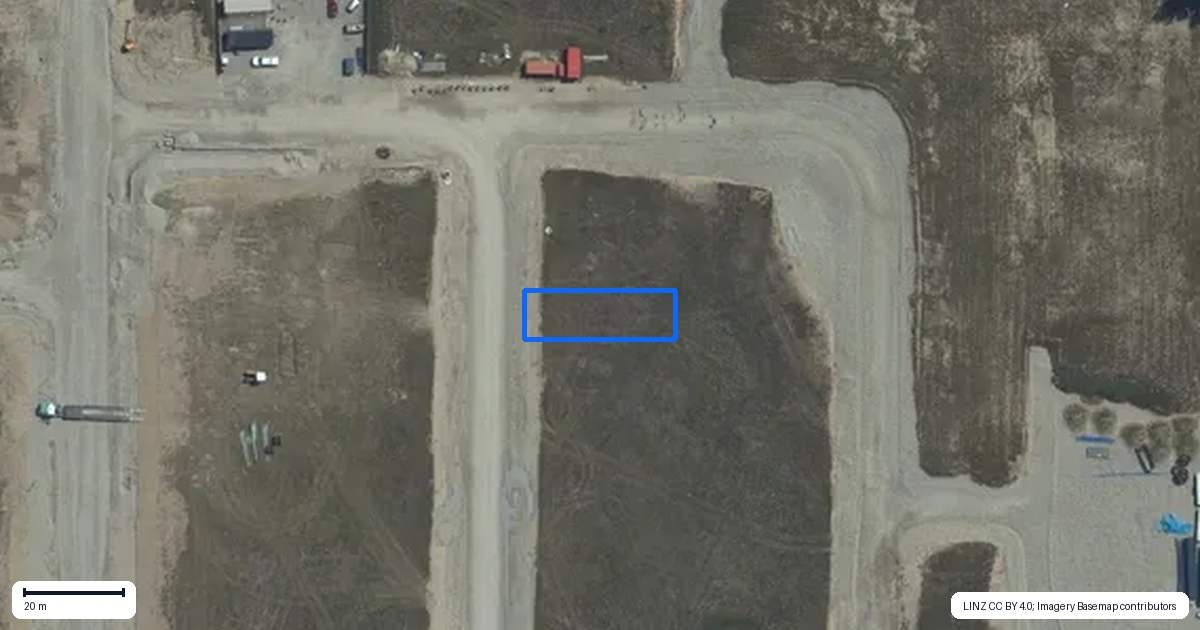 Property context map for 5 Gillespie Street, Lake Hawea