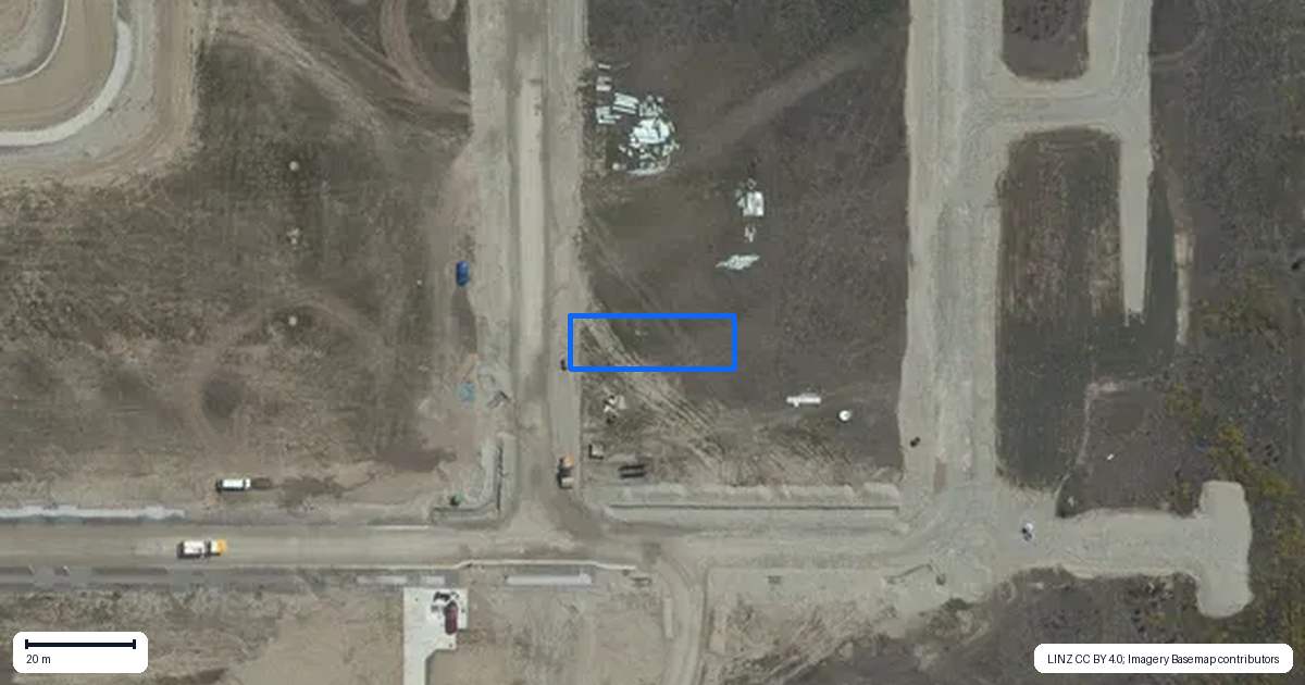 Property context map for 55 Gillespie Street, Lake Hawea