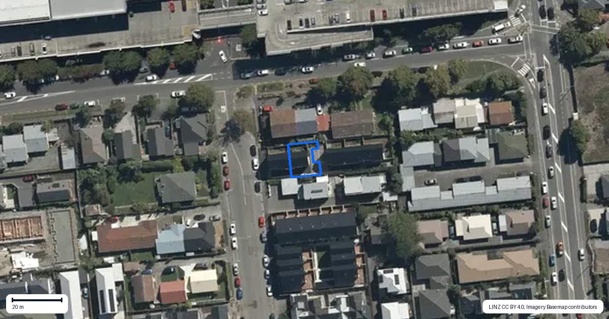 Property context map for 2/12 Rotherham Street, Riccarton, Christchurch