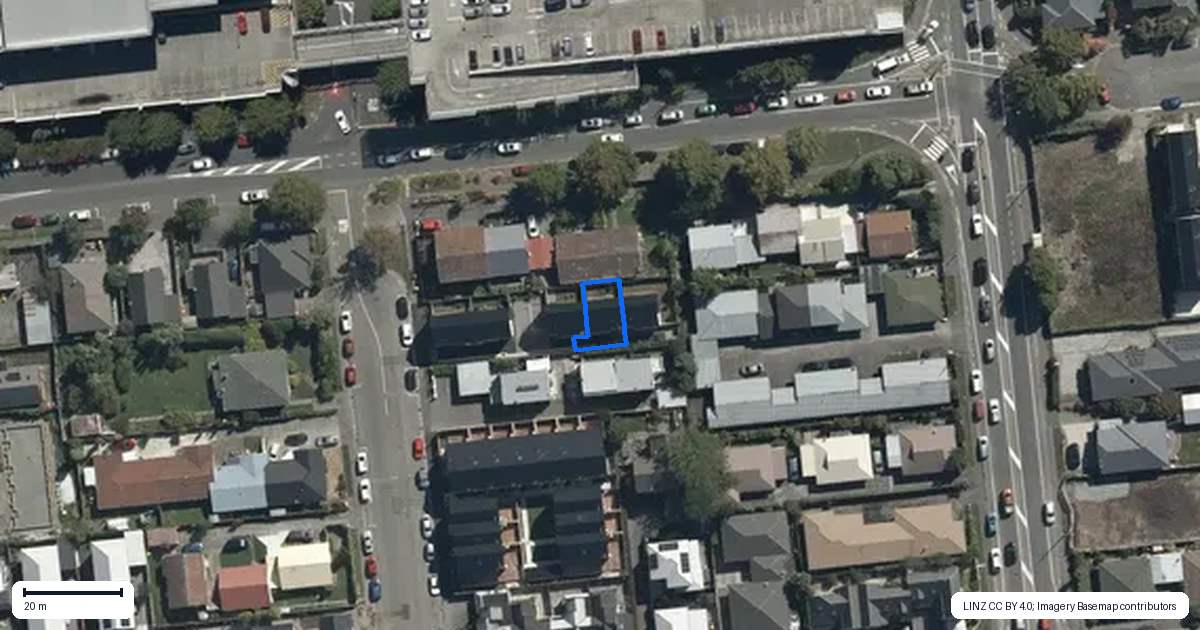 Property context map for 4/12 Rotherham Street, Riccarton, Christchurch