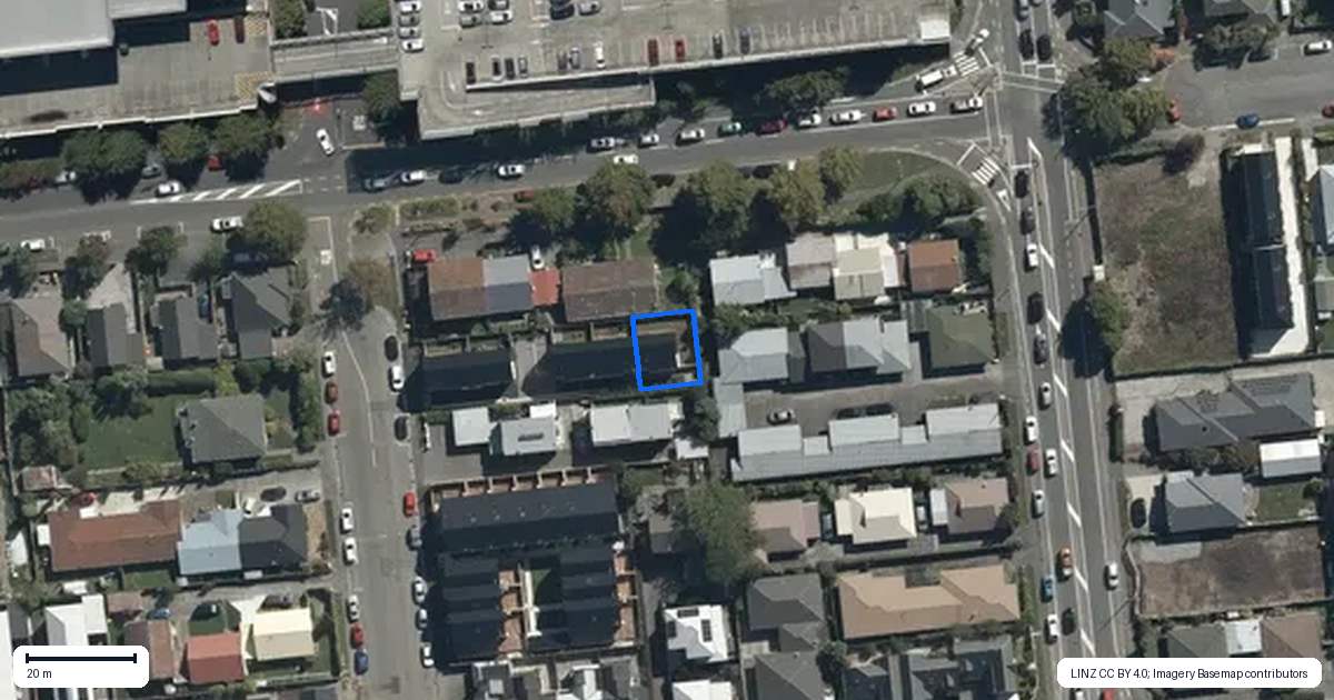 Property context map for 5/12 Rotherham Street, Riccarton, Christchurch