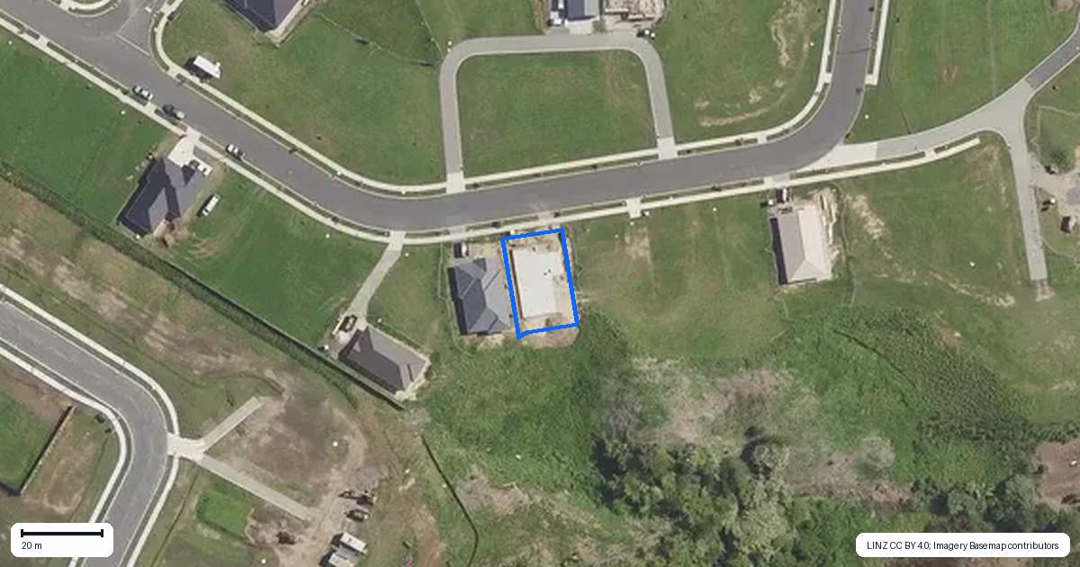 Property context map for 26 Triplefin Avenue, Omokoroa