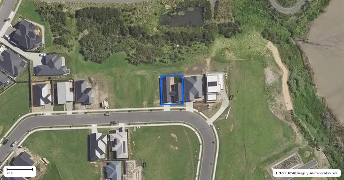 Property context map for 23 Snapper Crescent, Omokoroa
