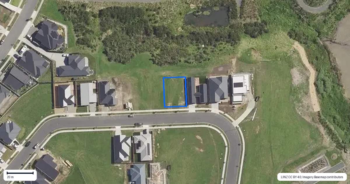 Property context map for 21 Snapper Crescent, Omokoroa
