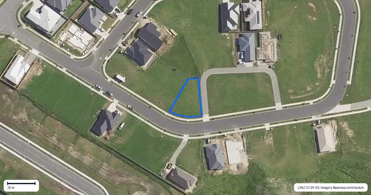 Property context map for 9 Triplefin Avenue, Omokoroa