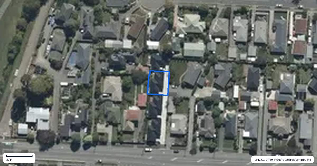 Property context map for 3/47 Sturrocks Road, Redwood, Christchurch