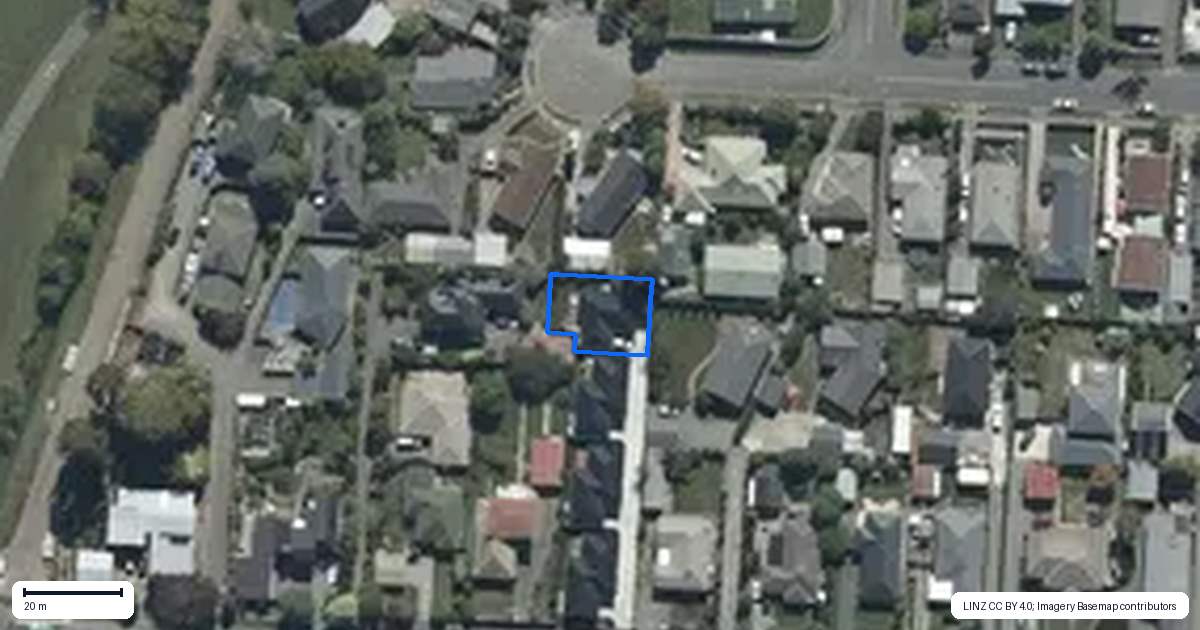 Property context map for 4/47 Sturrocks Road, Redwood, Christchurch