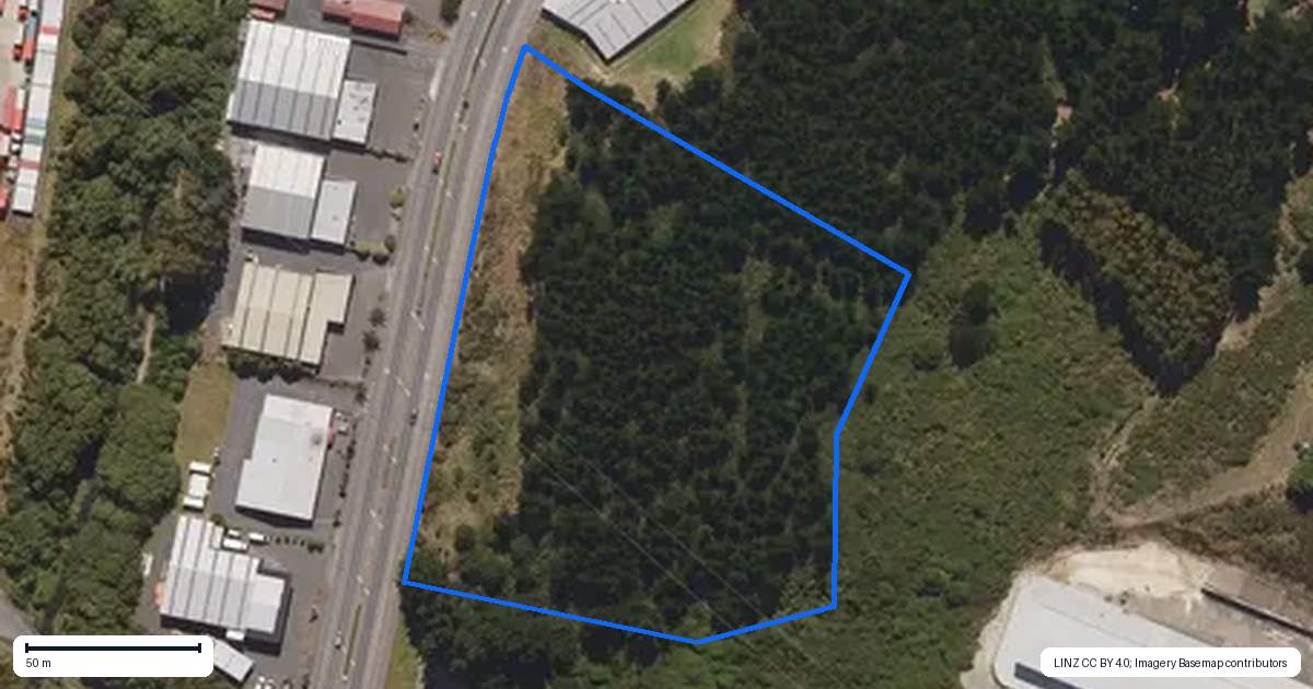 Property context map for 603 Kaikorai Valley Road, Kenmure, Dunedin