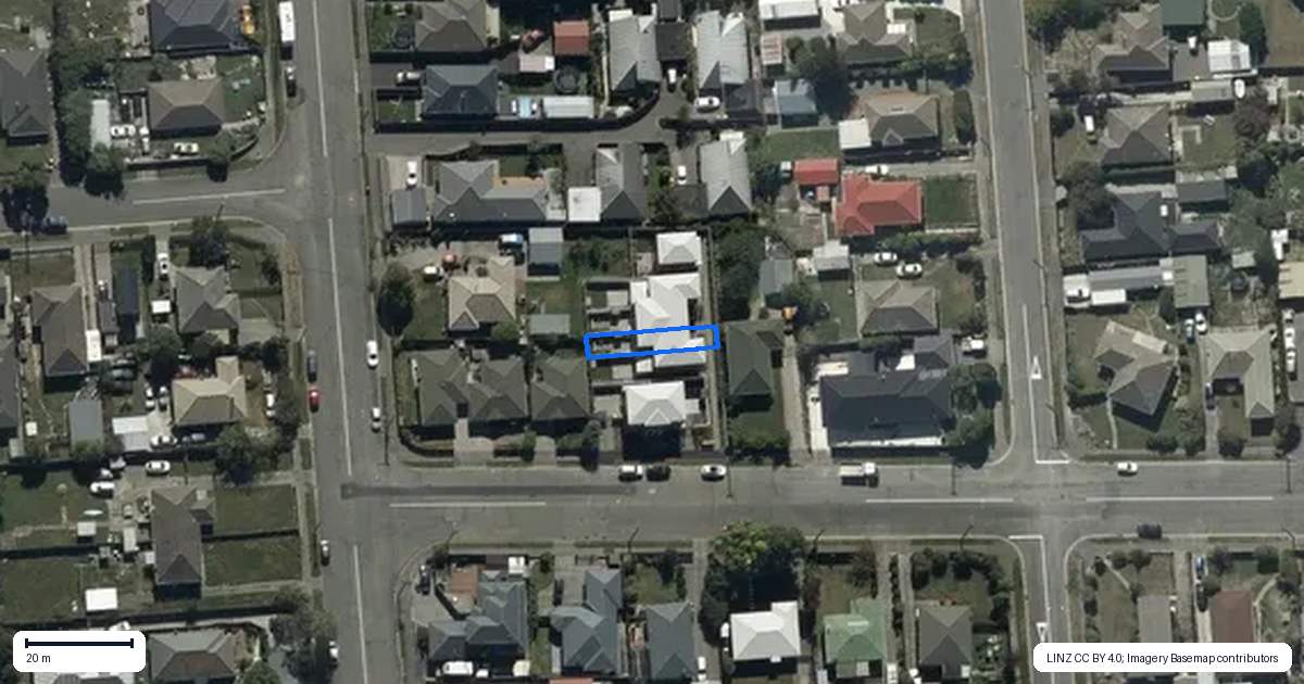 Property context map for 4/7 Hercules Street, Shirley, Christchurch
