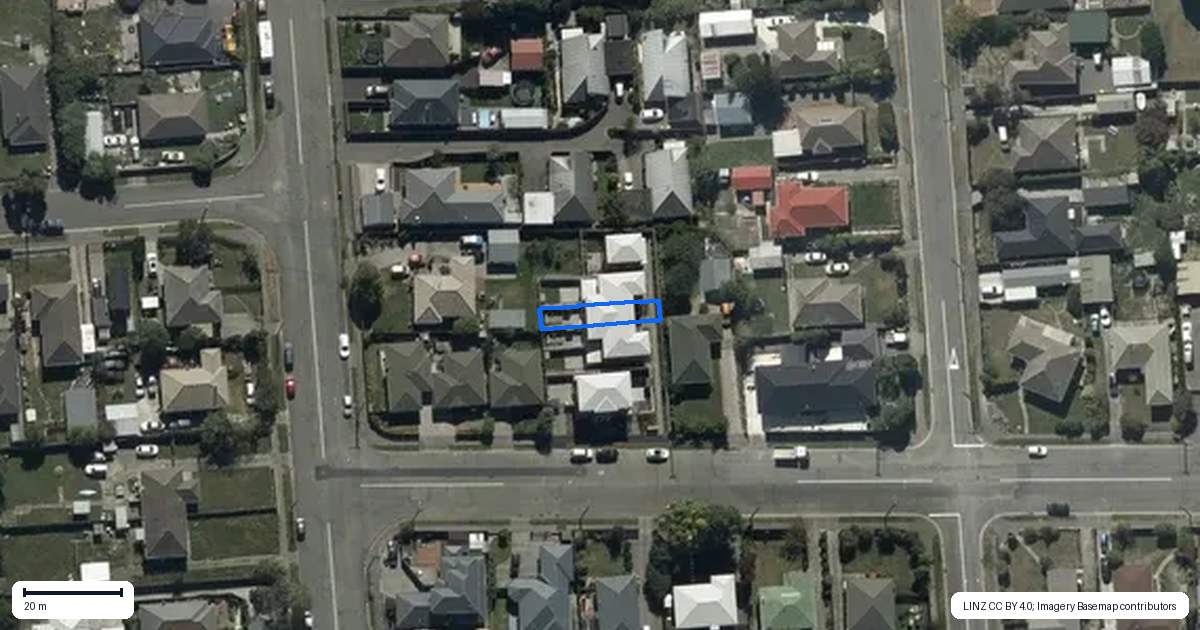 Property context map for 5/7 Hercules Street, Shirley, Christchurch