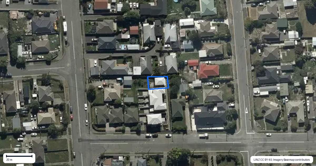 Property context map for 7/7 Hercules Street, Shirley, Christchurch
