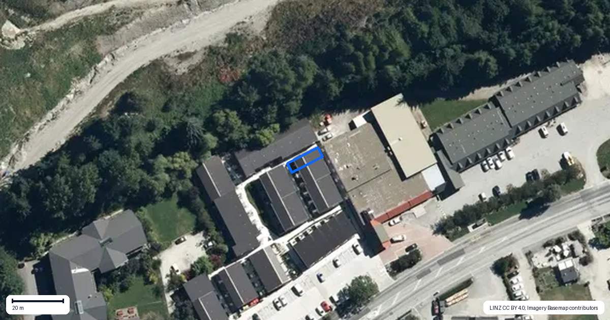 Property context map for 43/159 Arthurs Point Road, Arthurs Point, Queenstown