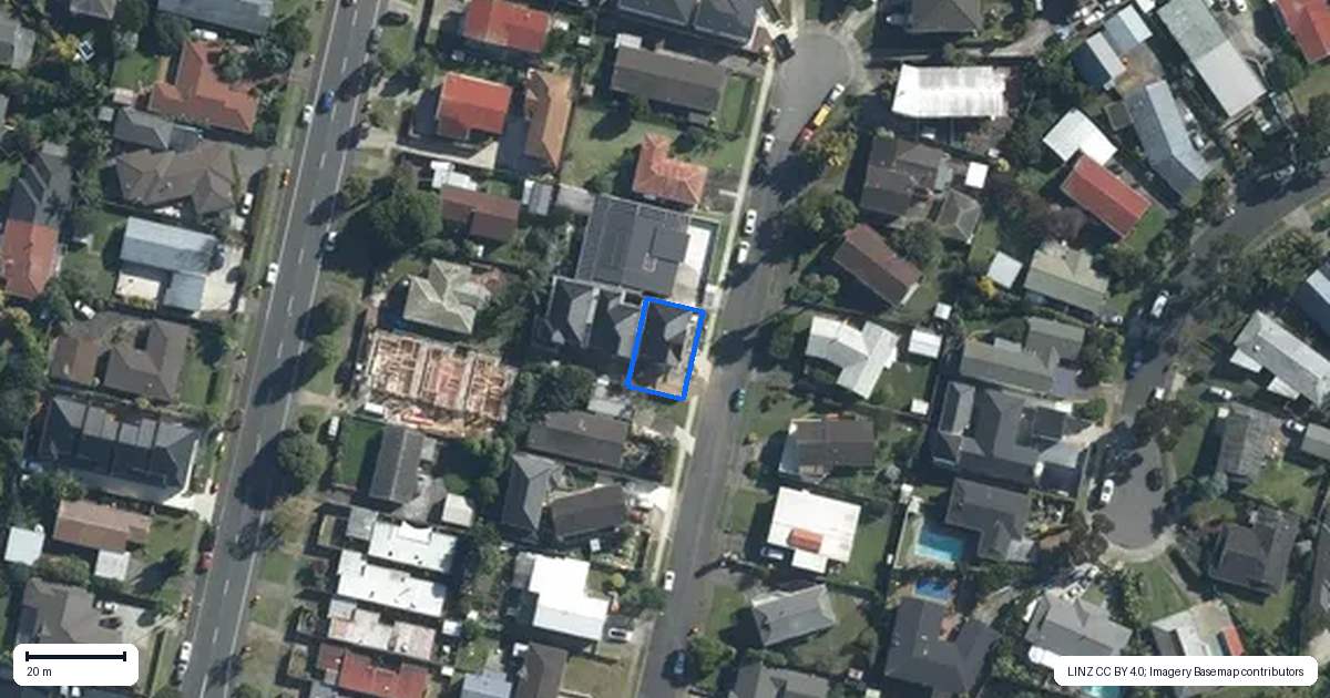 Property context map for 16A Vanbrugh Place, Bucklands Beach, Auckland
