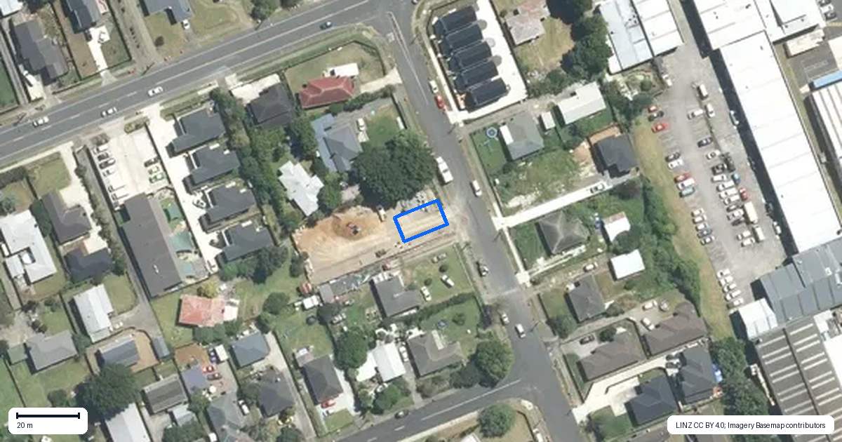 Property context map for 2/5 Fields Road, Manurewa, Auckland