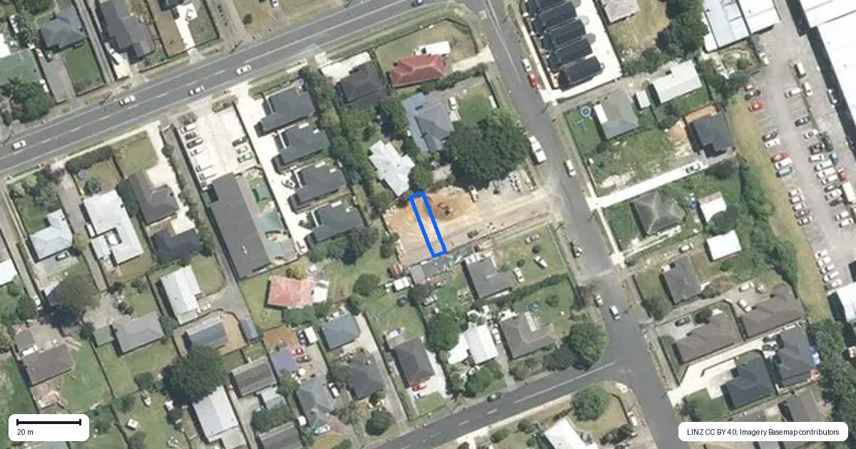 Property context map for 5/5 Fields Road, Manurewa, Auckland