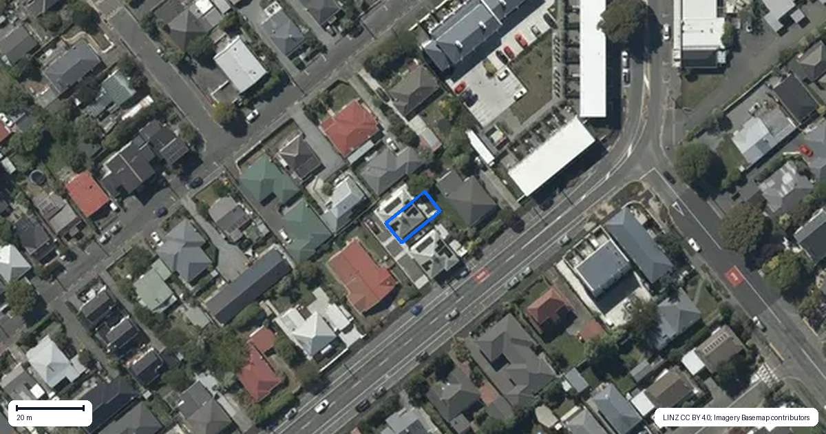 Property context map for 3/97 Coronation Street, Spreydon, Christchurch