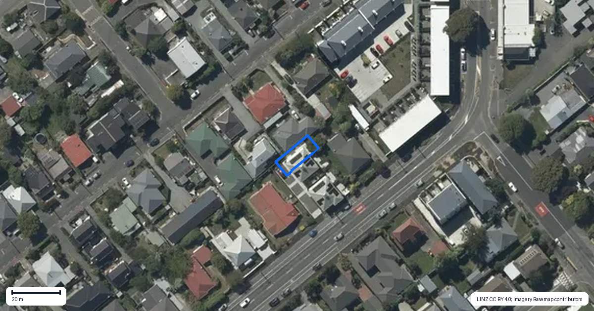 Property context map for 4/97 Coronation Street, Spreydon, Christchurch