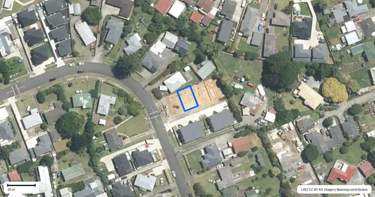 Property context map for 13B Tawa Crescent, Manurewa, Auckland