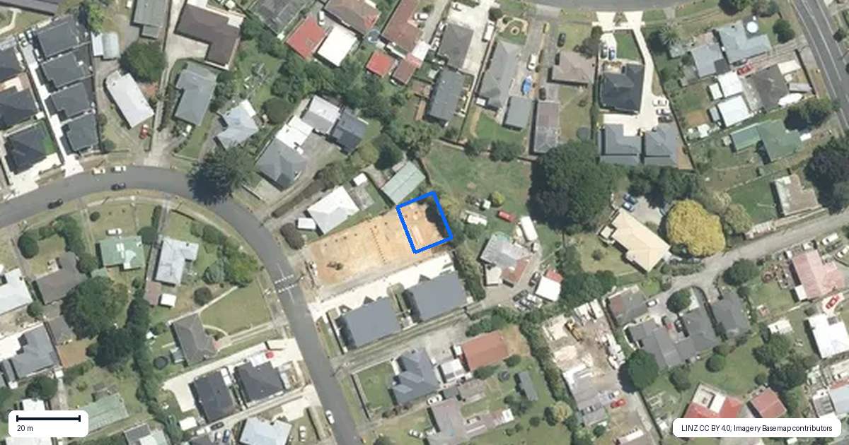 Property context map for 13D Tawa Crescent, Manurewa, Auckland