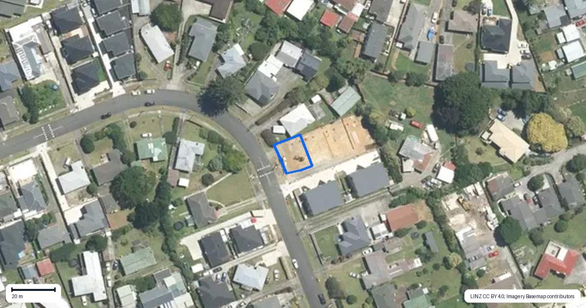 Property context map for 13A Tawa Crescent, Manurewa, Auckland