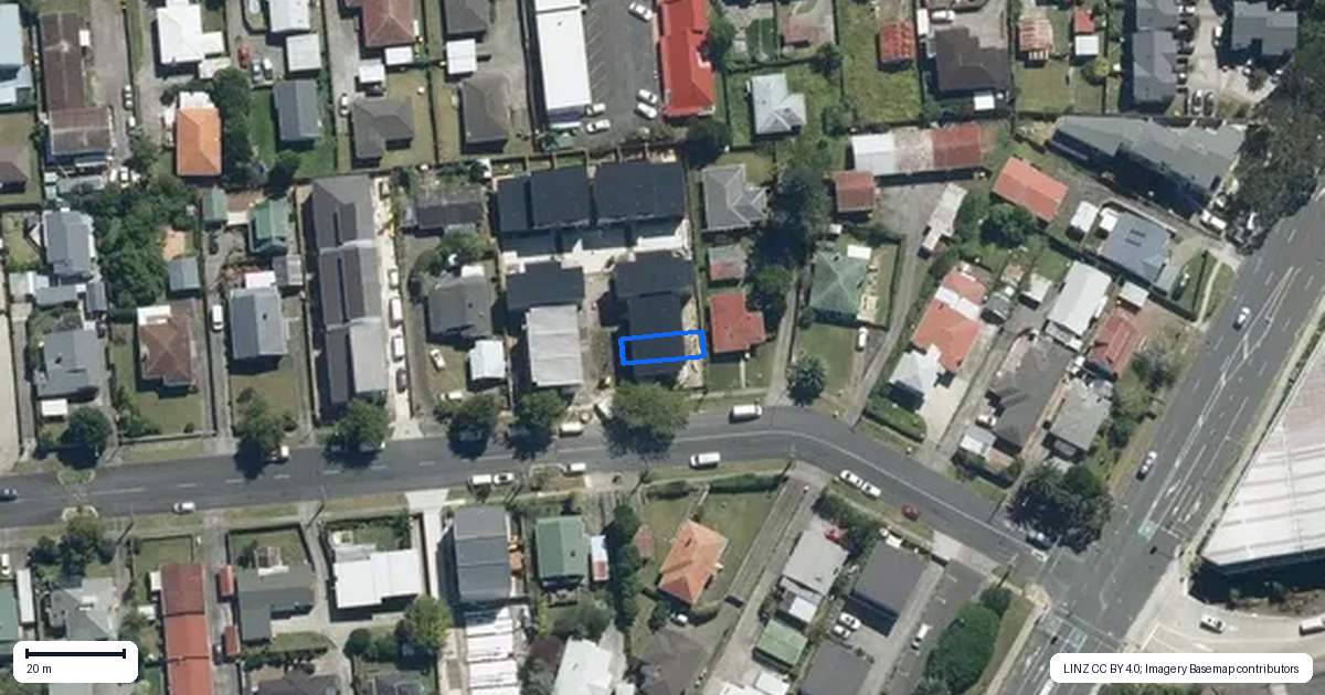 Property context map for 2/13 Arawa Street, New Lynn, Auckland