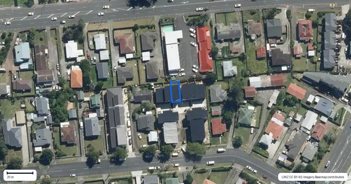 Property context map for 9/13 Arawa Street, New Lynn, Auckland