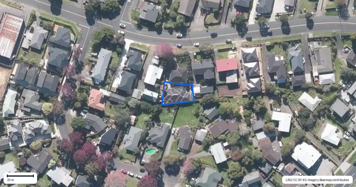 Property context map for 18A Union Road, Howick, Auckland