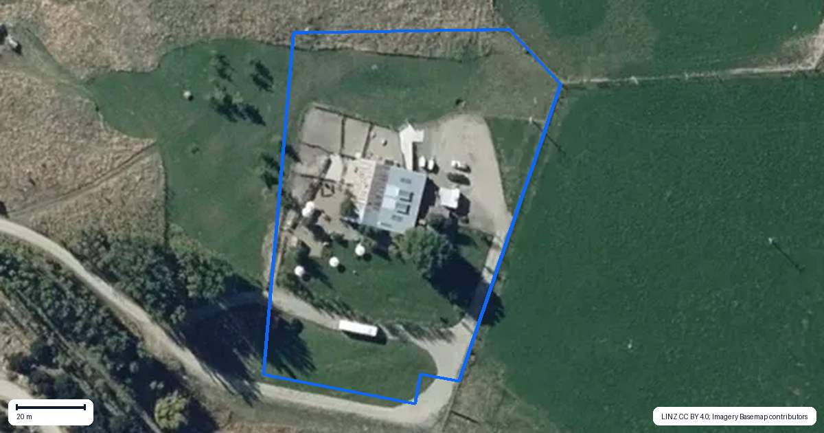 Property context map for 47 Stone Hut Creek Lane, Wanaka