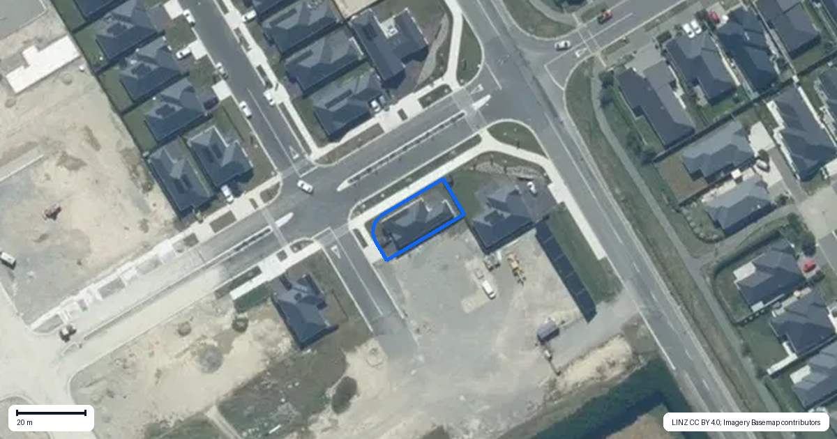 Property context map for 60 Camborne Road, Rolleston