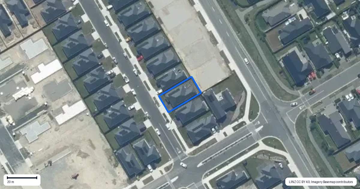 Property context map for 81 Ashurst Crescent, Rolleston
