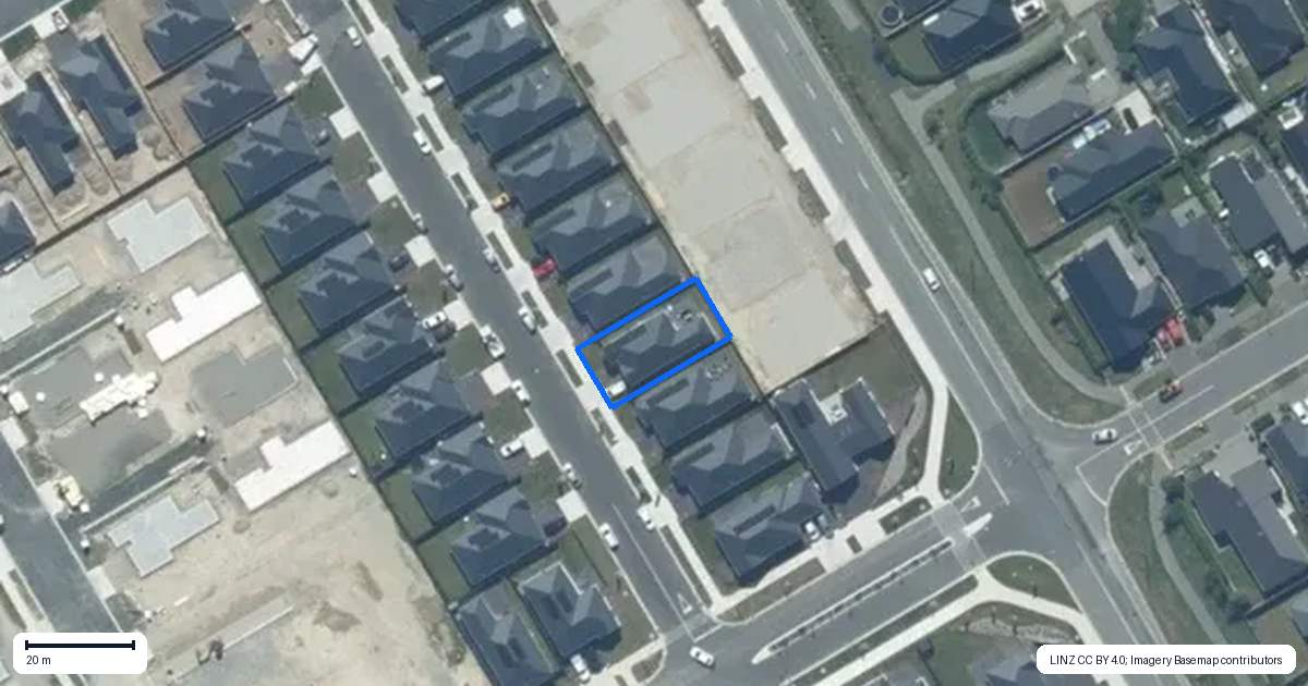 Property context map for 79 Ashurst Crescent, Rolleston