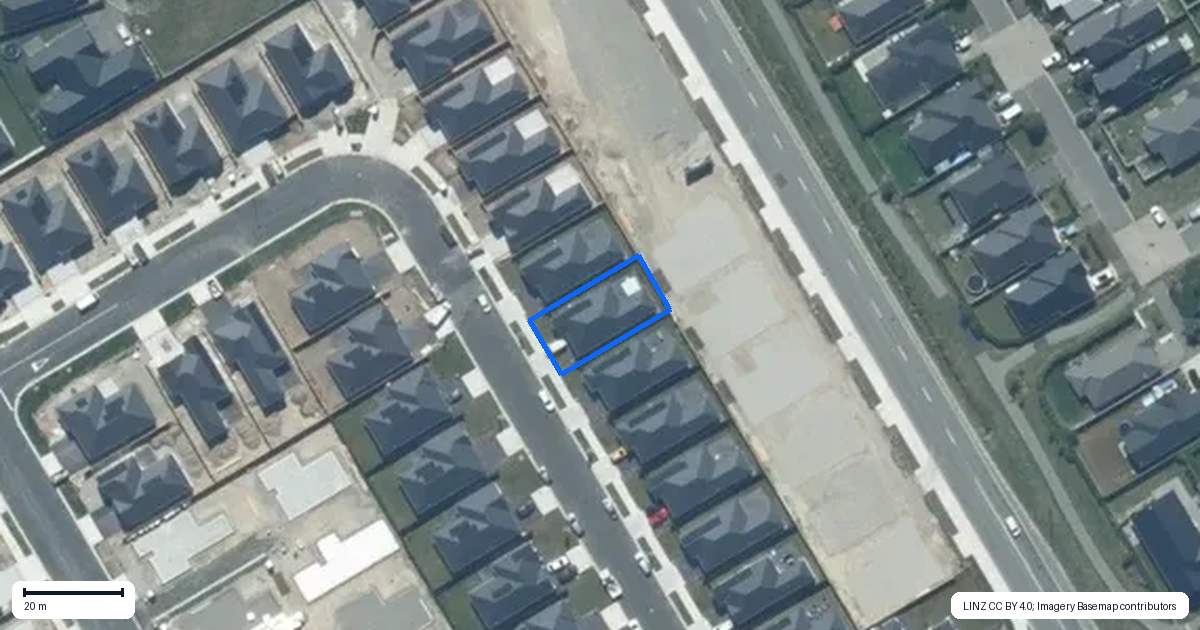 Property context map for 69 Ashurst Crescent, Rolleston