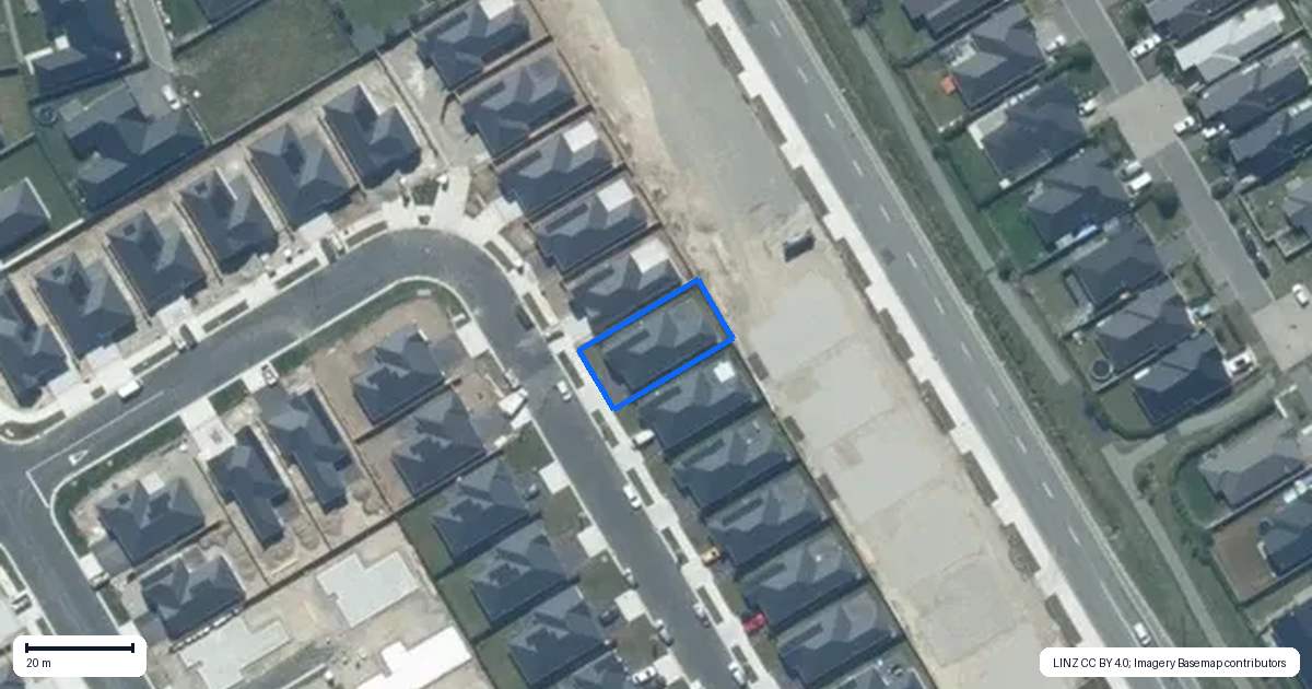 Property context map for 67 Ashurst Crescent, Rolleston