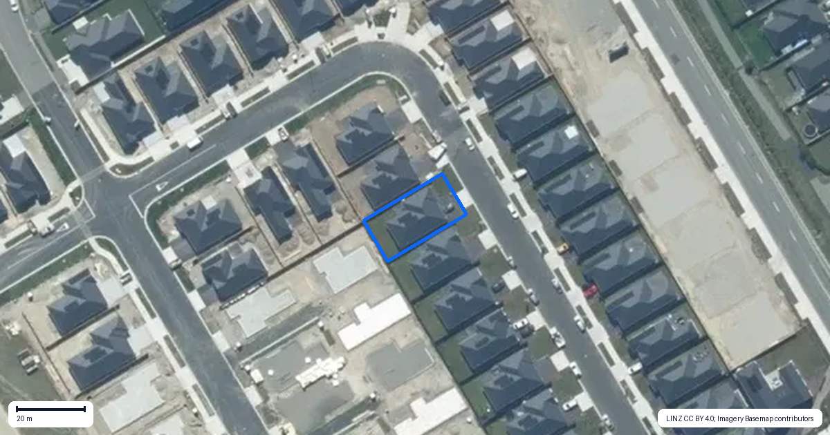 Property context map for 38 Ashurst Crescent, Rolleston