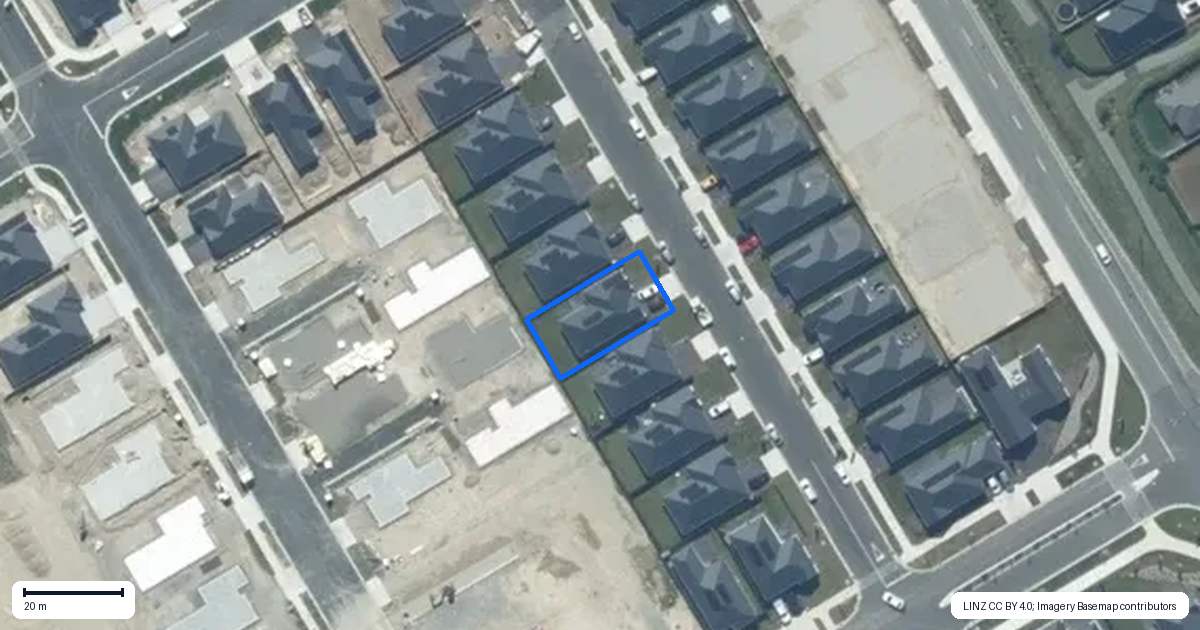 Property context map for 44 Ashurst Crescent, Rolleston