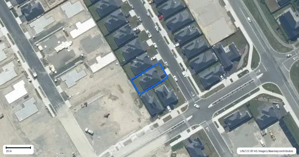 Property context map for 50 Ashurst Crescent, Rolleston