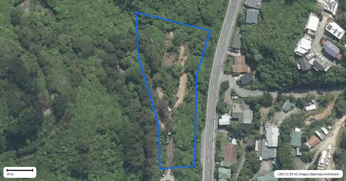 Property context map for 344 Ohiro Road, Brooklyn, Wellington