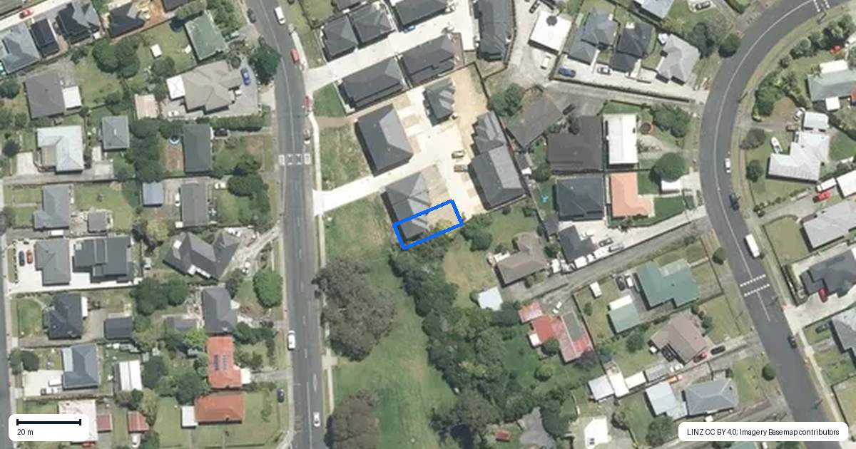 Property context map for 64F Coxhead Road, Manurewa, Auckland