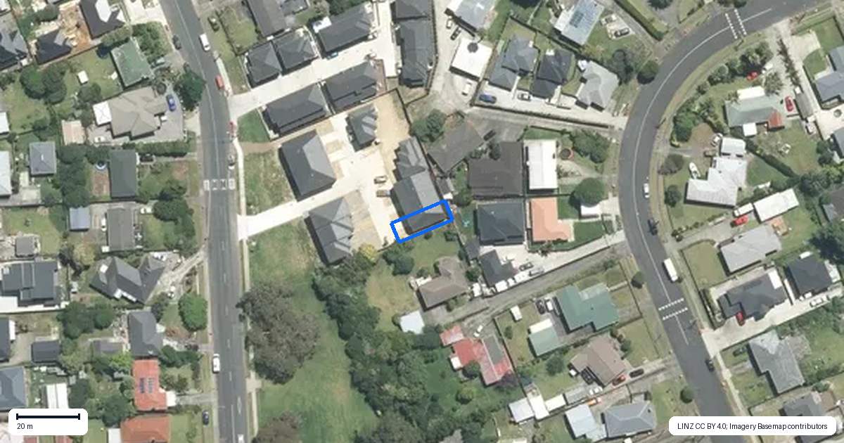 Property context map for 66E Coxhead Road, Manurewa, Auckland