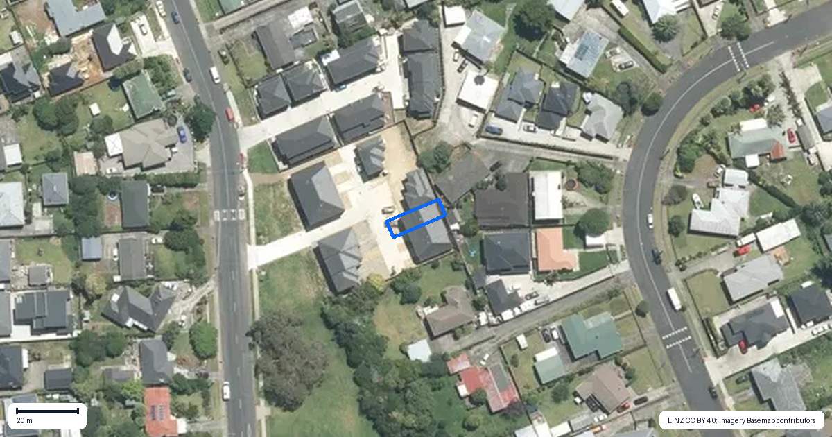 Property context map for 66C Coxhead Road, Manurewa, Auckland