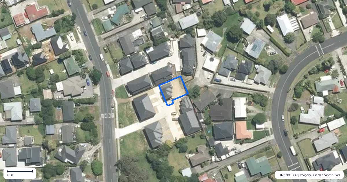 Property context map for 66A Coxhead Road, Manurewa, Auckland