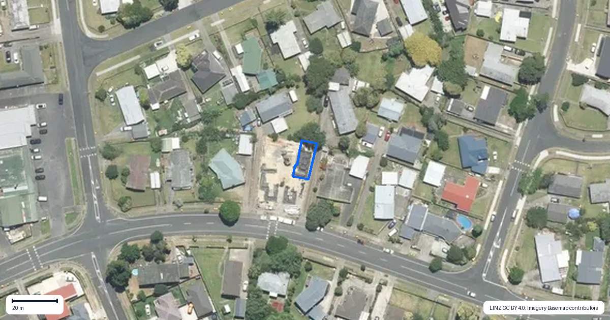 Property context map for 49B Burbank Avenue, Manurewa, Auckland