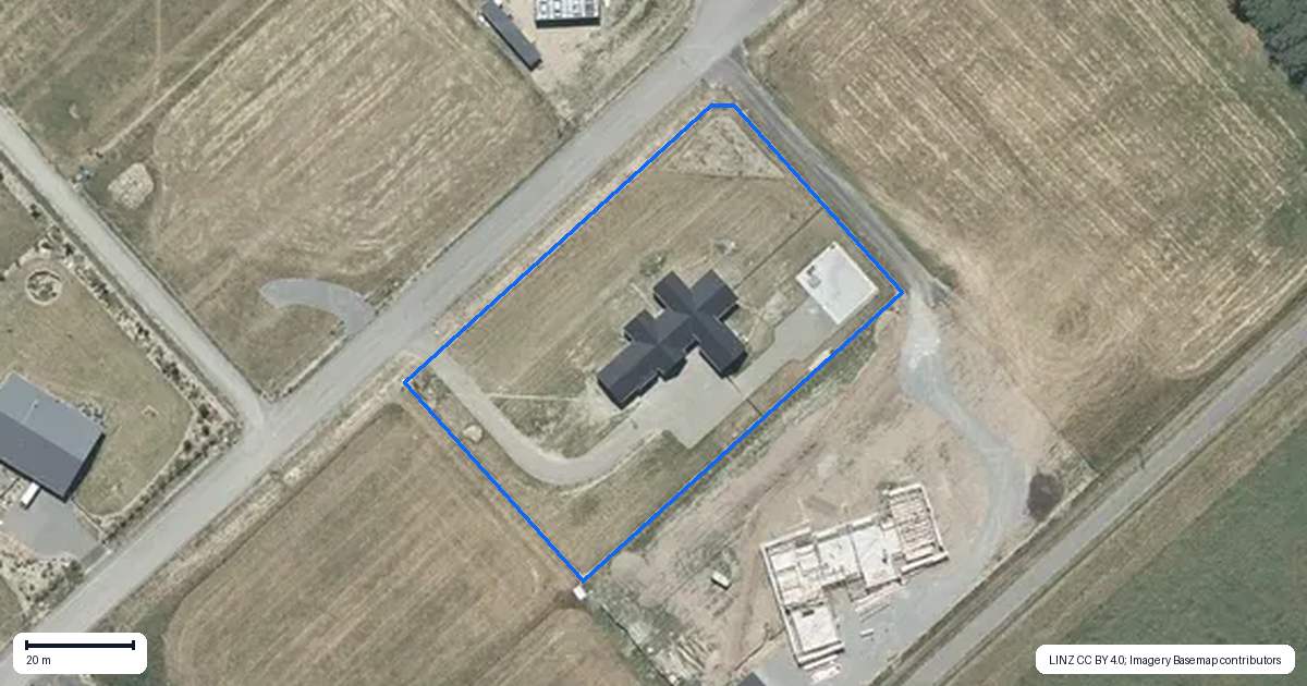 Property context map for 24 Meadowlands Green, Allenton, Ashburton