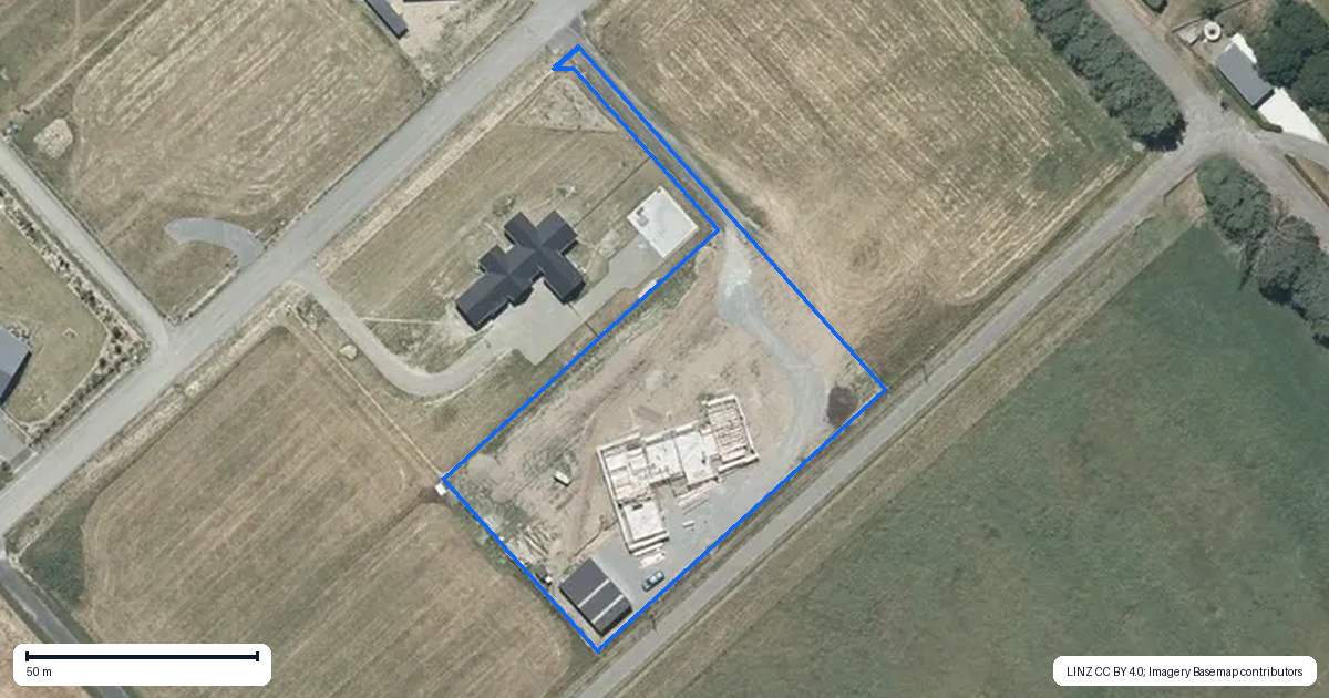 Property context map for 26 Meadowlands Green, Allenton, Ashburton