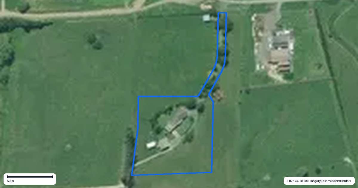 Property context map for 47 Awaroa Road, Waerenga, Te Kauwhata