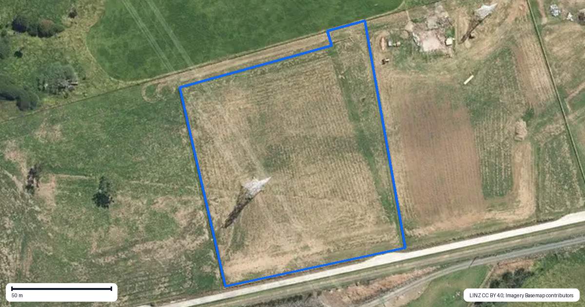 Property context map for 161 Nixon Road, Taupaki